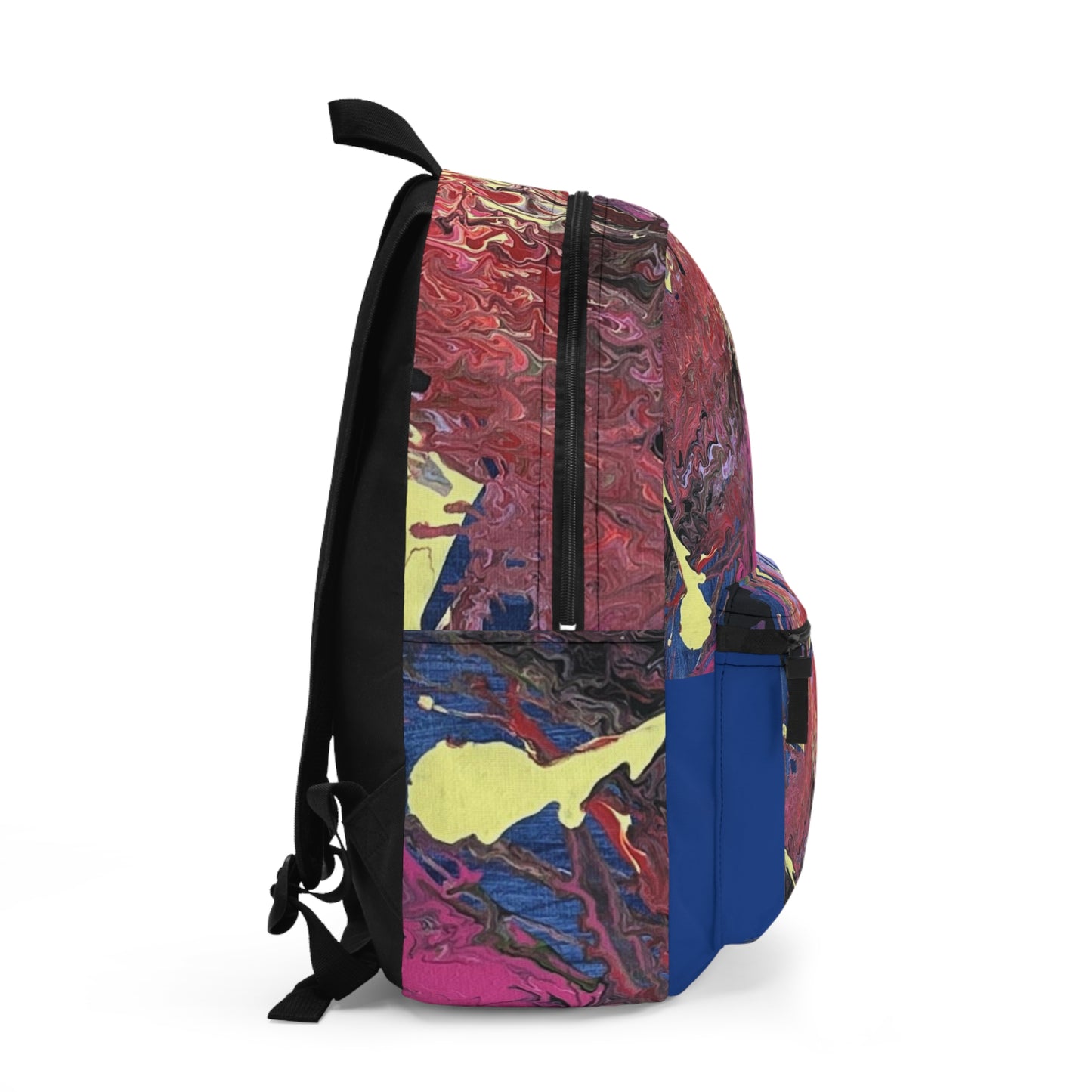 Backpack: "Psychedelic" (Dark Blue) by Pat Taylor Fine Art Collectables