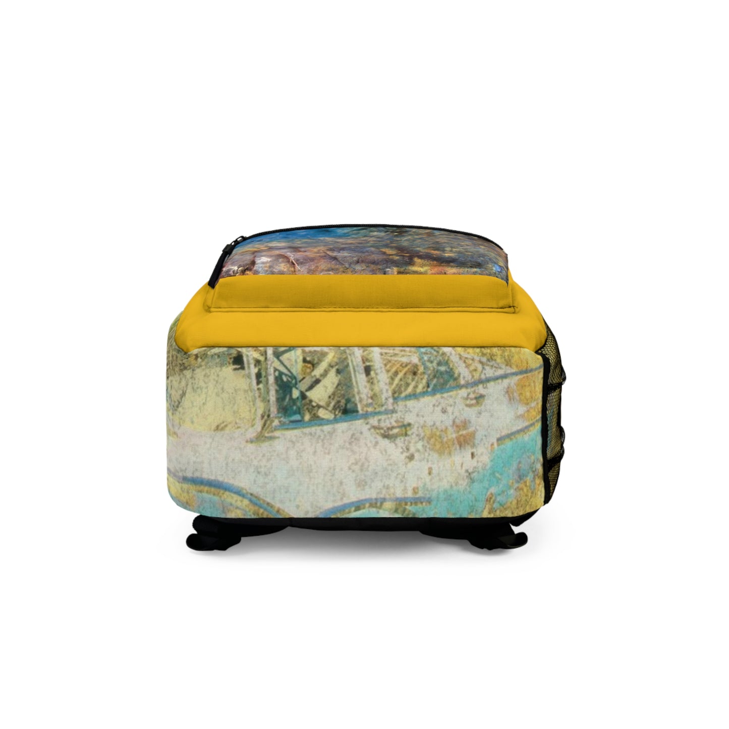 Backpack: Chevy in a Yellow Field (Yellow) by Pat Taylor Fine Art Collectables