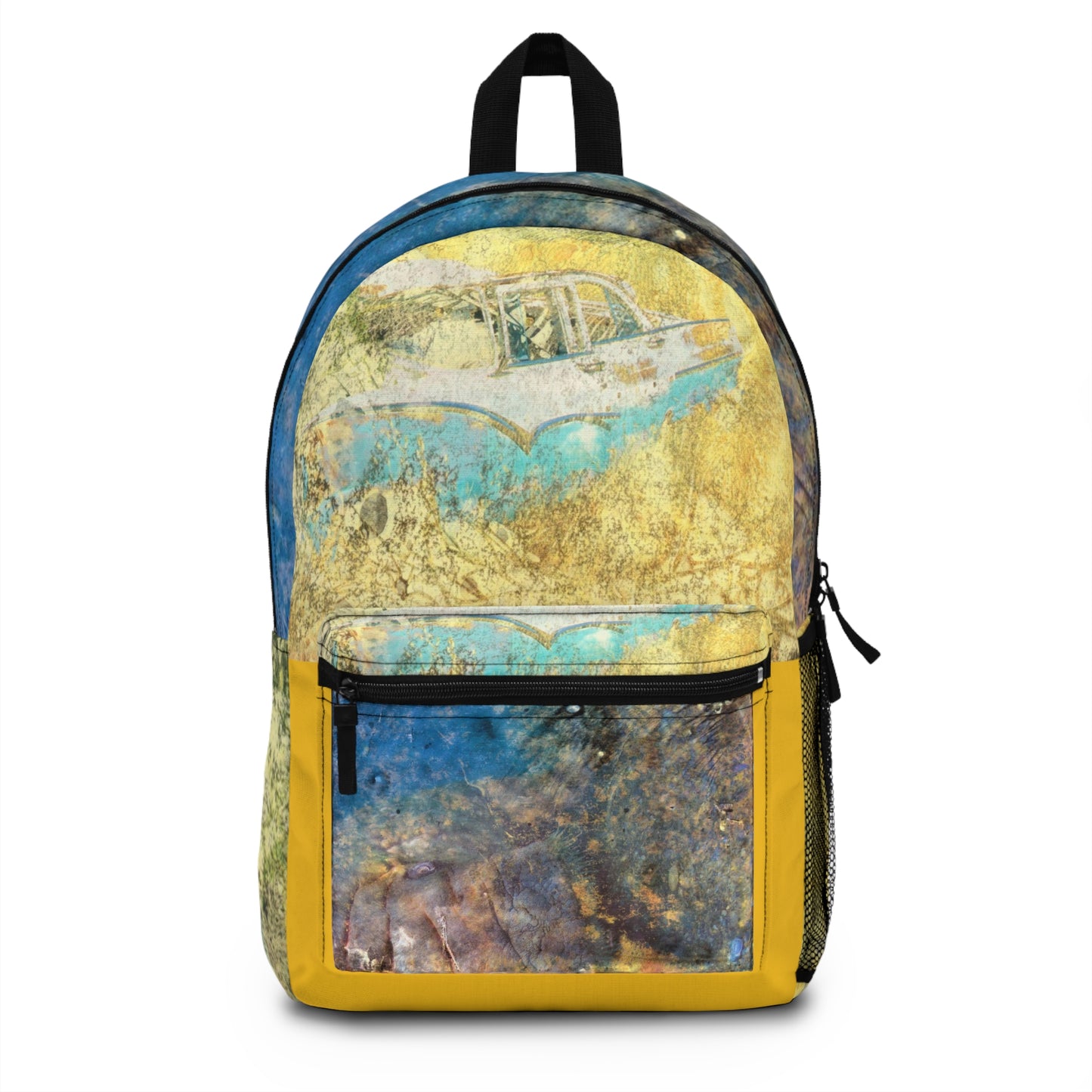 Backpack: Chevy in a Yellow Field (Yellow) by Pat Taylor Fine Art Collectables