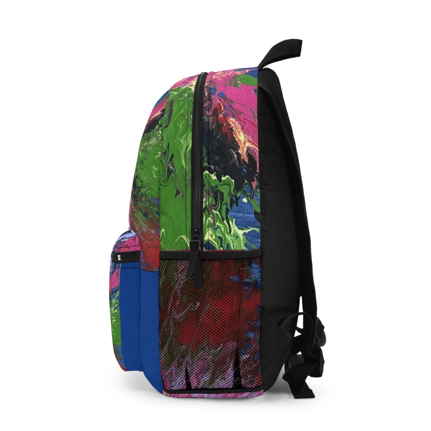 Backpack: "Psychedelic" (Dark Blue) by Pat Taylor Fine Art Collectables